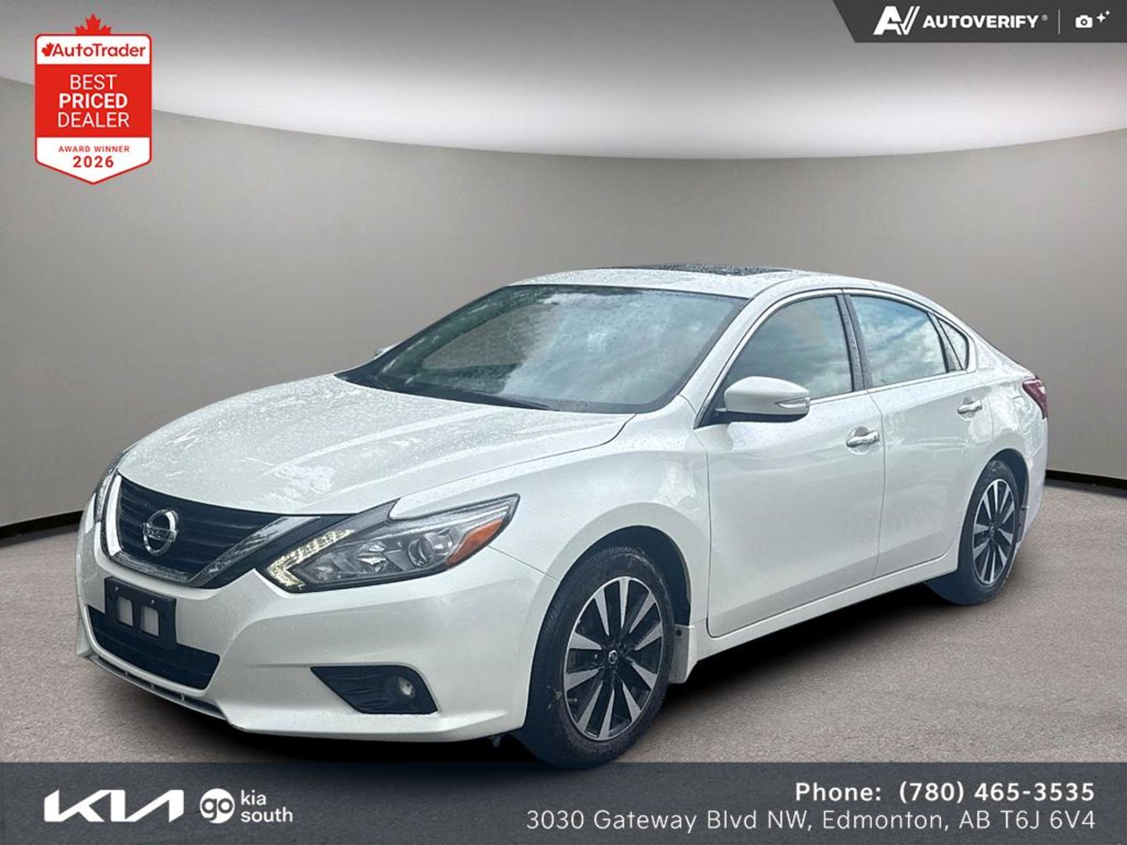  2018 Nissan Altima 2.5 SL Sedan Front-Wheel Drive Continuously Variable Transmission