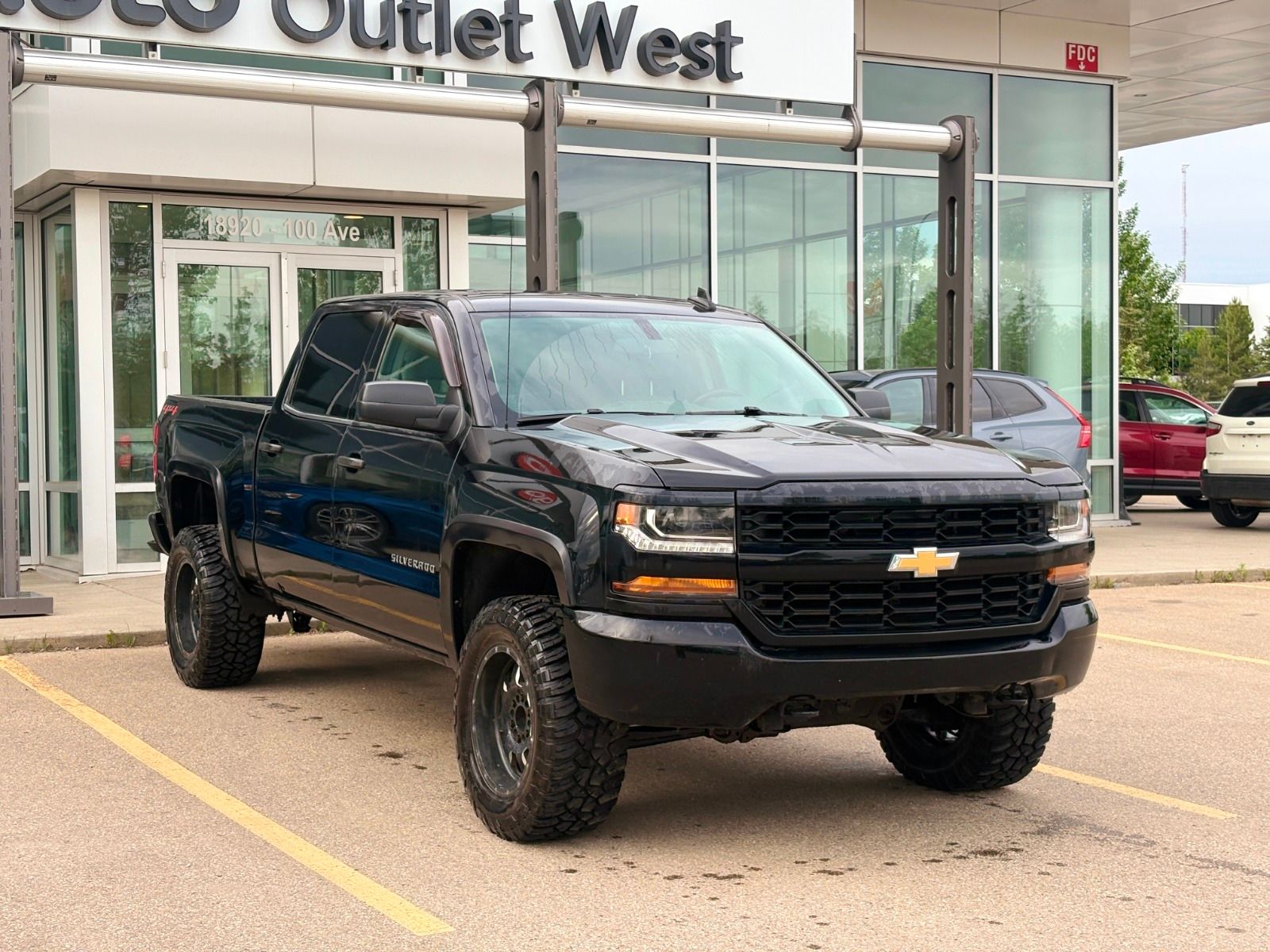  2018 Chevrolet Silverado 1500 Custom Crew Cab 4WD Pickup Truck Four-Wheel Drive 6-Speed Automatic