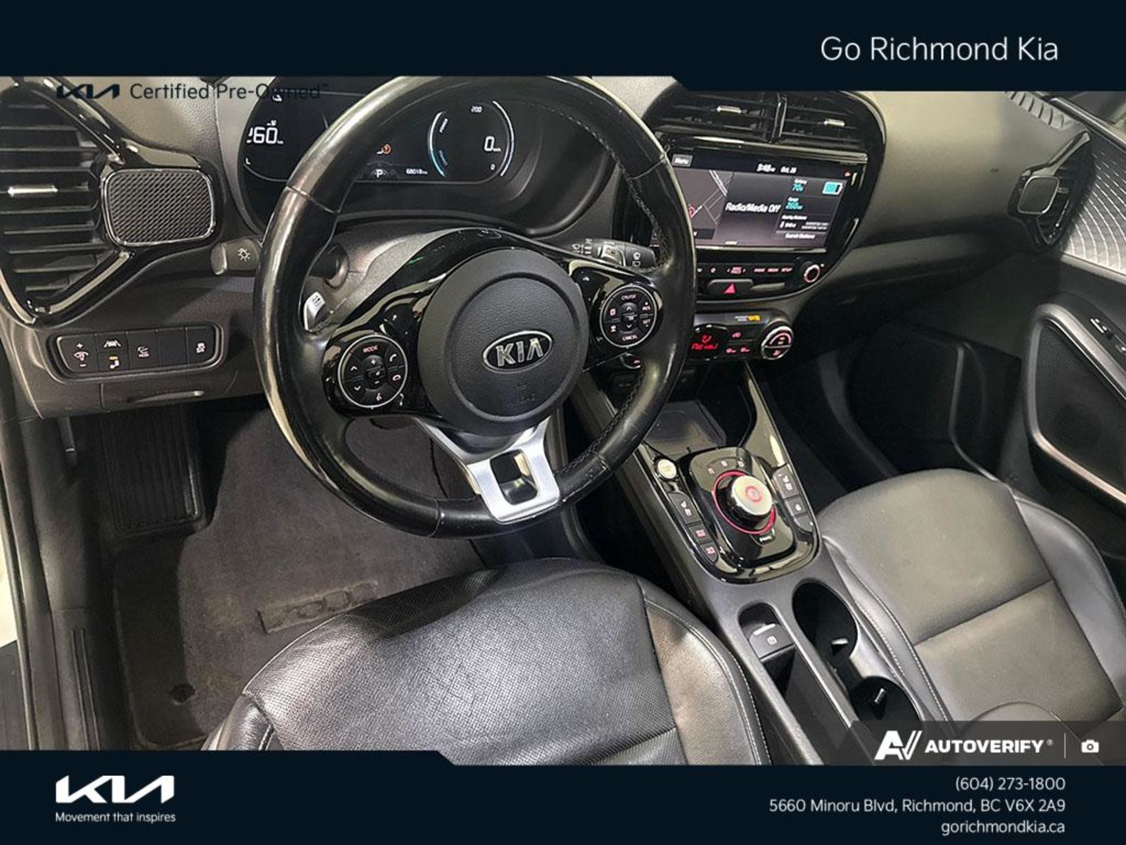 2021 Kia Soul EV Limited, 温哥华, 全款车