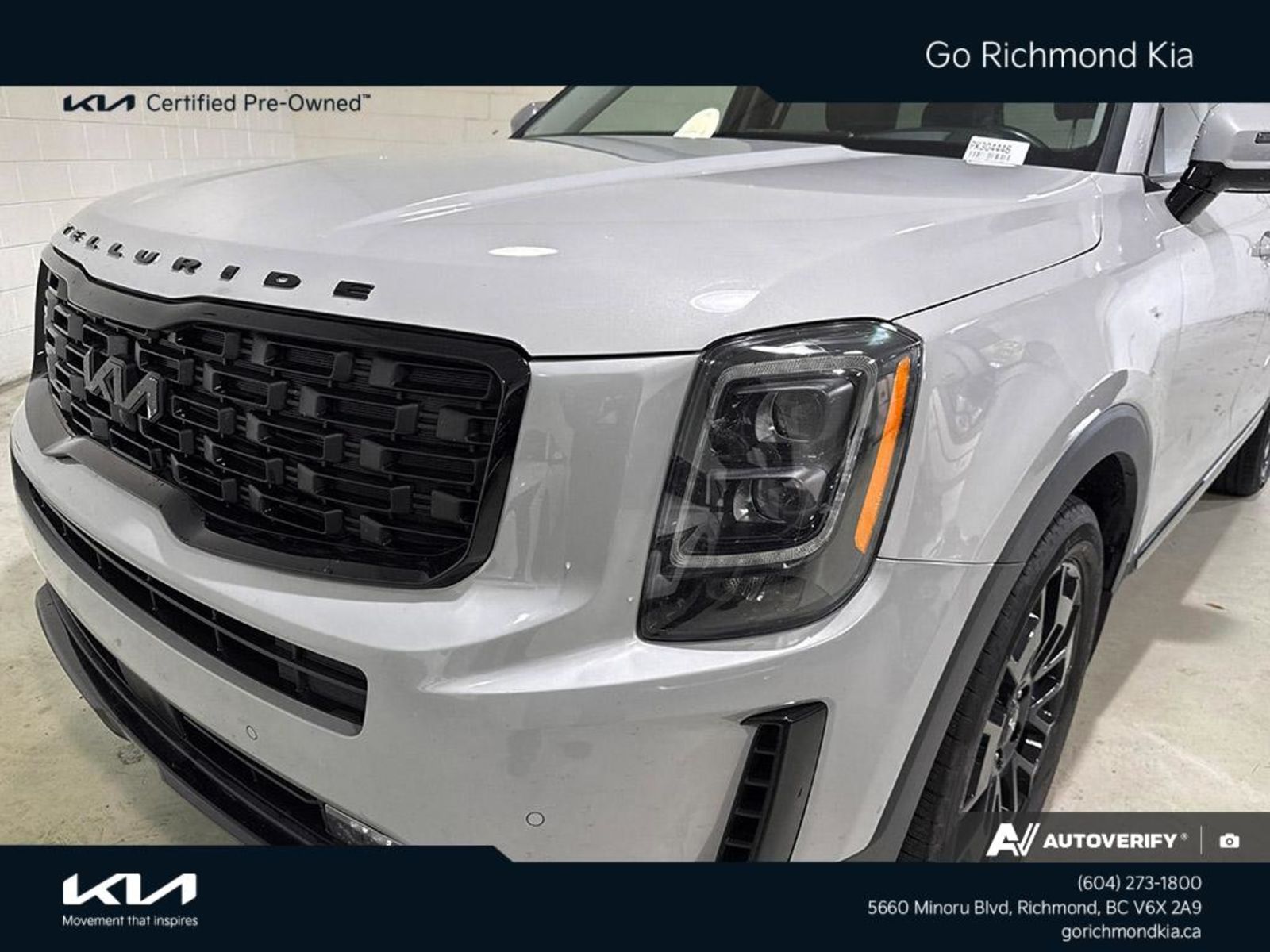 2022 Kia Telluride SX, 温哥华, 全款车
