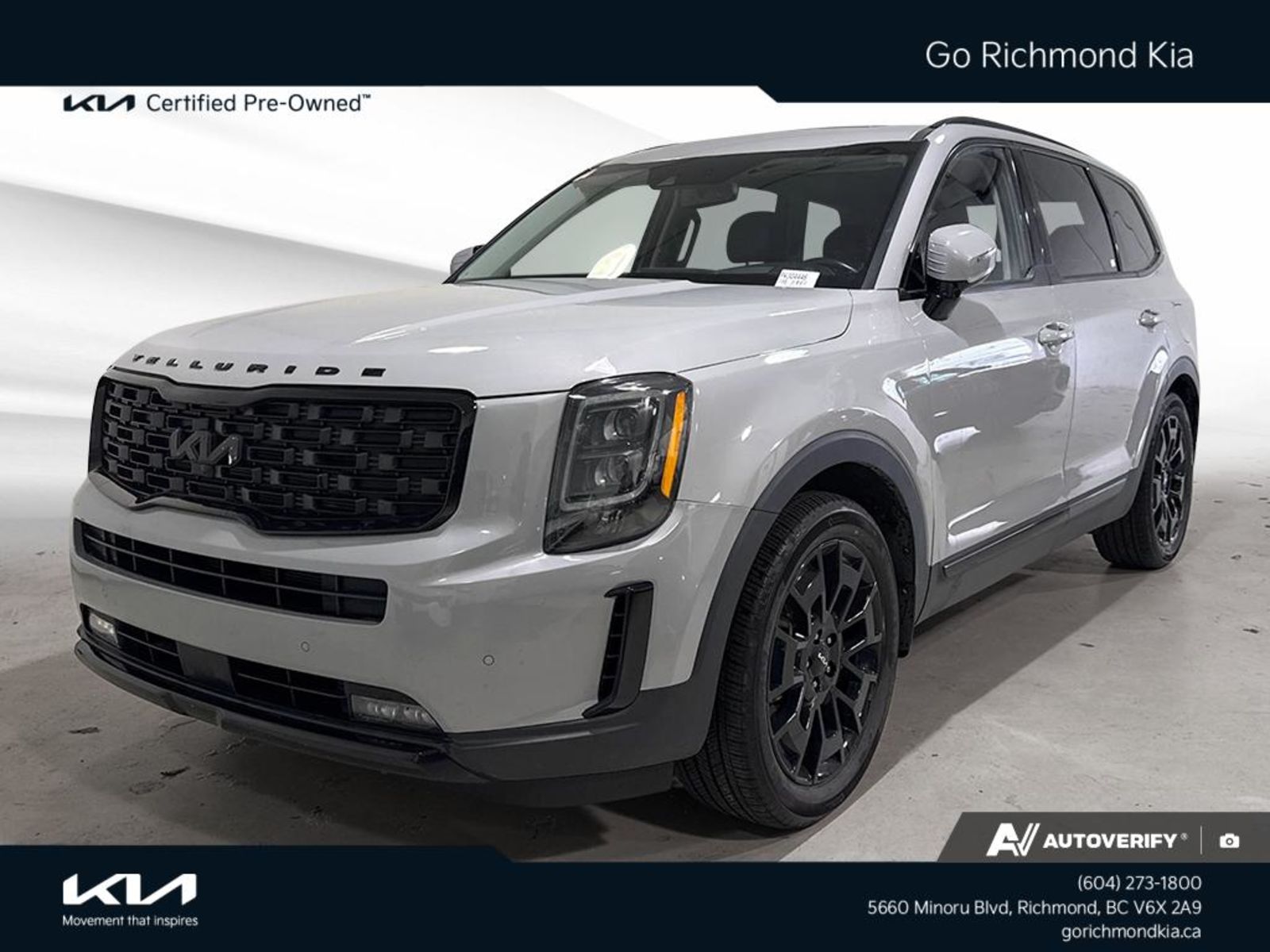 2022 Kia Telluride SX, 温哥华, 全款车