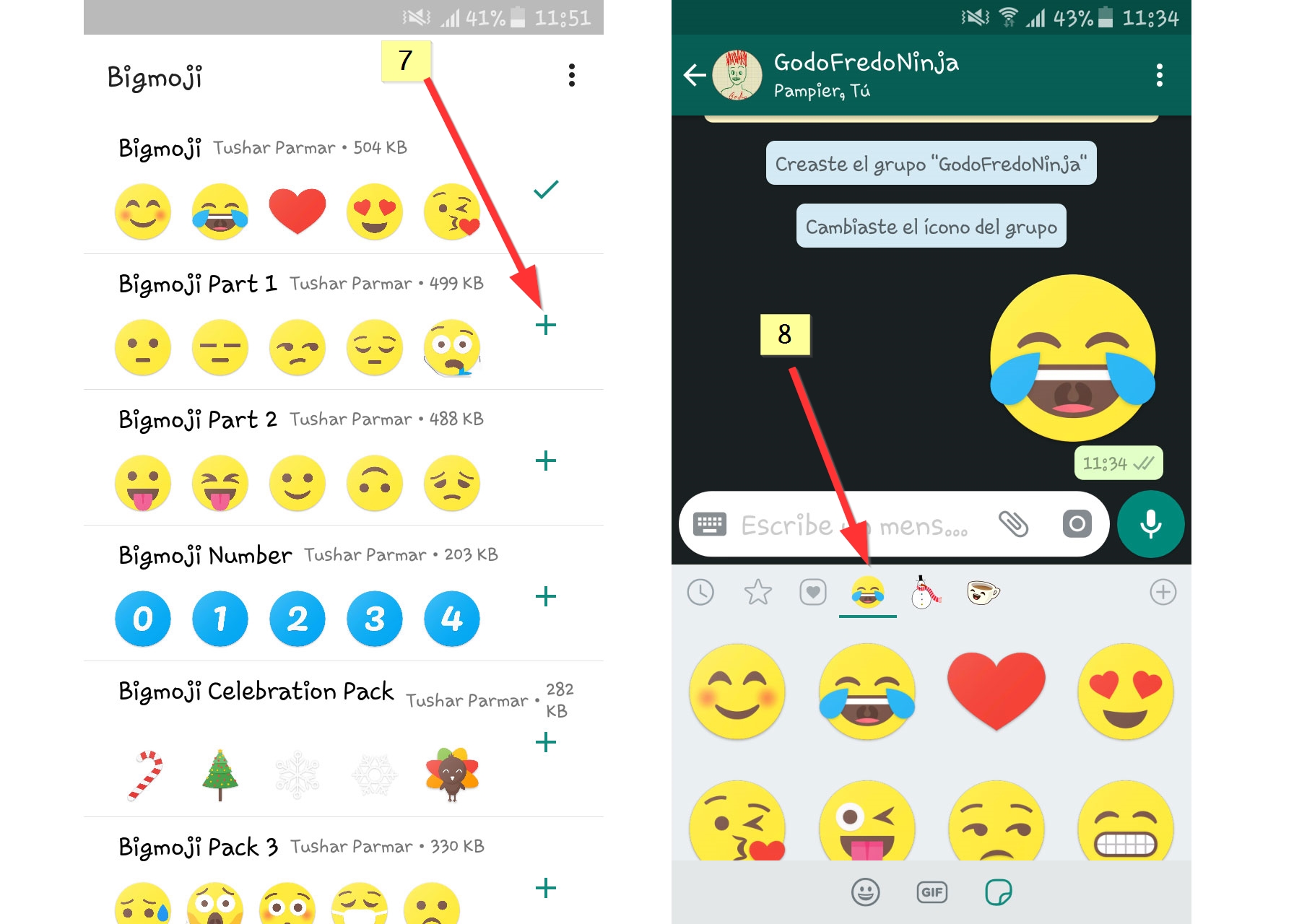 Bonitos stickers para whatsapp