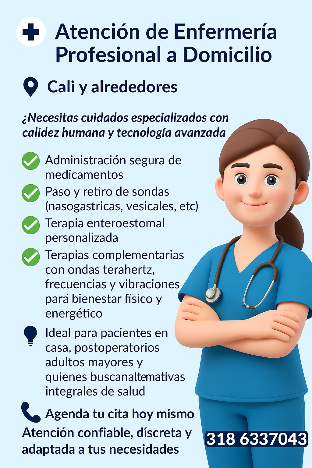 Martha Cecilia Scarpetta enfermera tel 3186337043