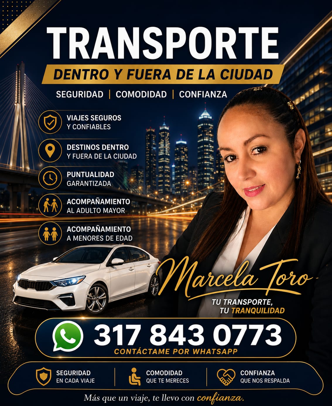 Tienda Hashem hago transporte dentro y fuera dea ciudad aeropuerto