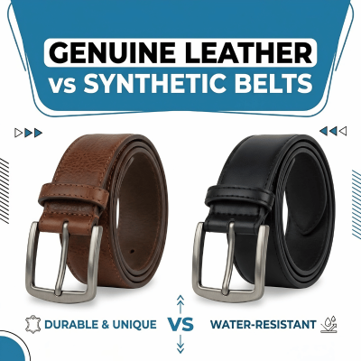 Difference Between Genuine Leather and Synthetic Belts: Which One Should You Choose?