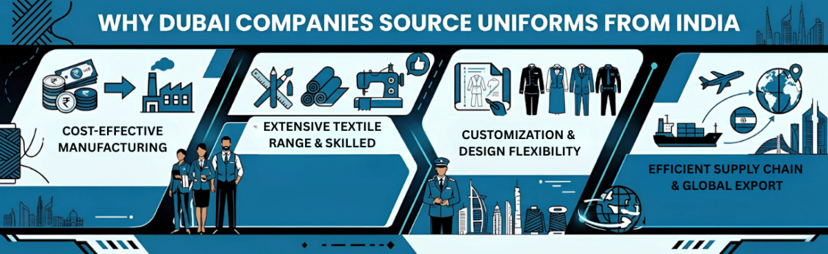 Why Dubai Companies Source Uniforms from India