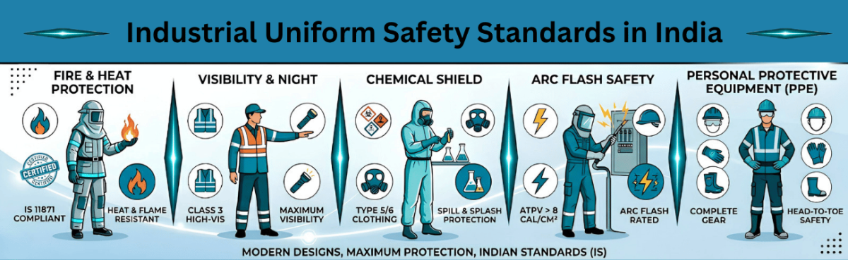 Industrial Uniform Safety Standards in India: Why Better Workwear Matters More Than Ever
