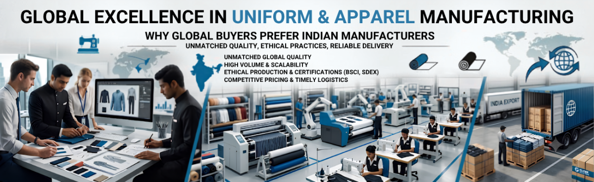 Why Global Buyers Prefer Indian Uniform Manufacturers