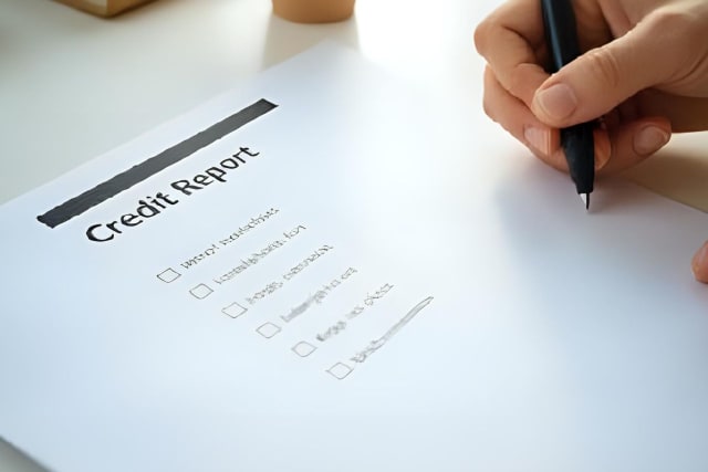 List of action steps to fix a credit report