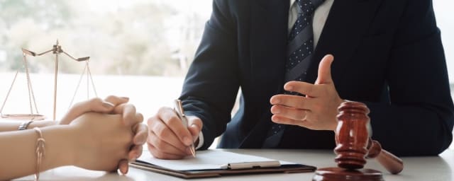 FCRA attorney with a client