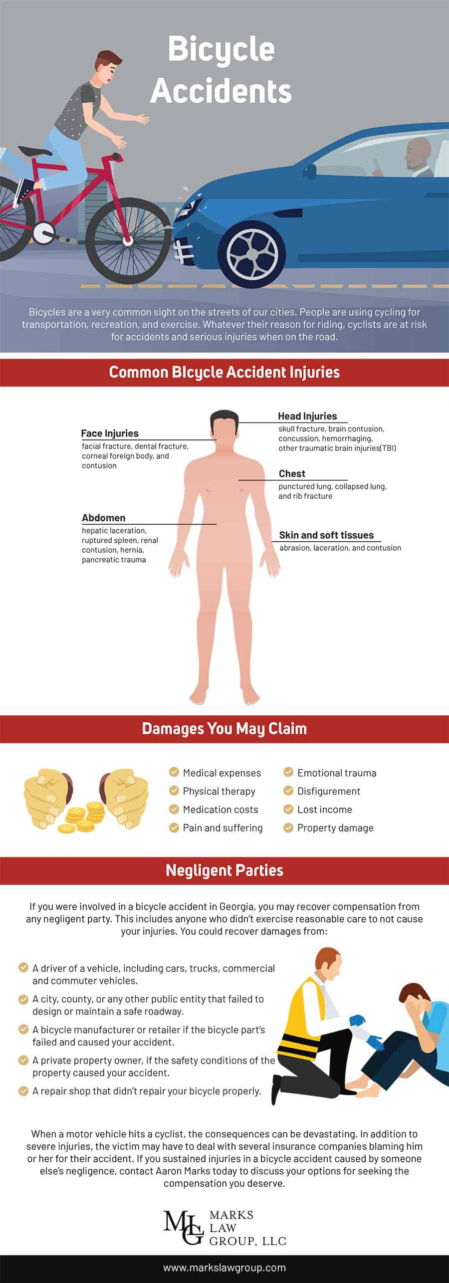 Bicycle Accidents - Infographic