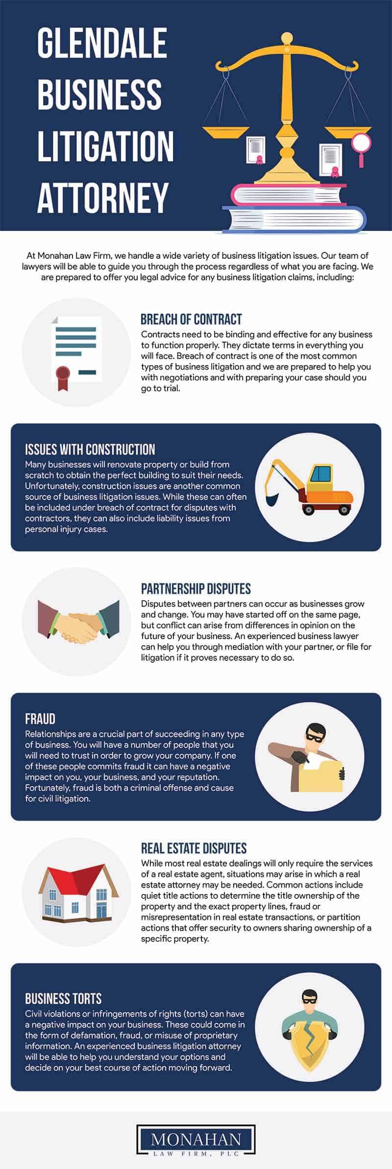 Glendale Business Litigation Attorney 1 Glendale Business Litigation Attorney infographic