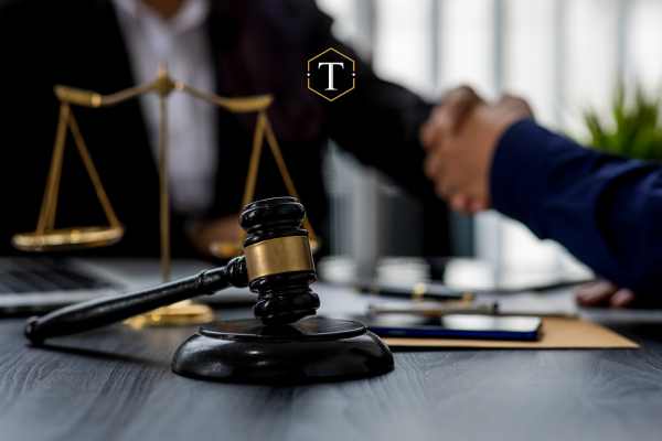an attorney discussing a trafficking charge with a client