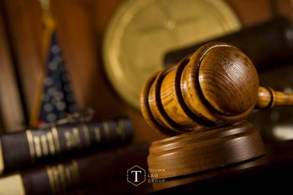 a gavel on a judge's desk