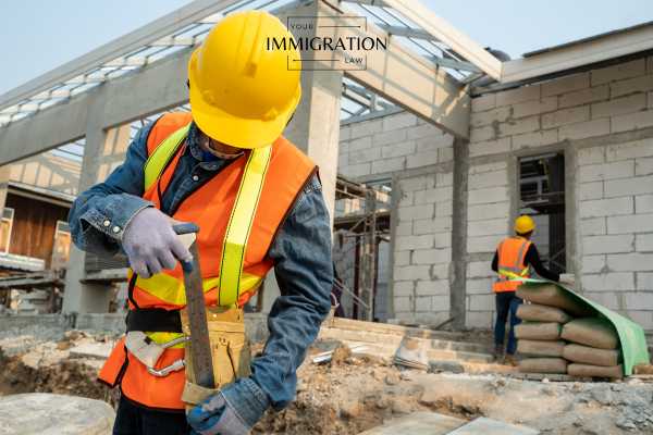 construction workers on an h-2b visa