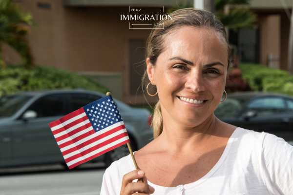 a woman with VAWA status in the US