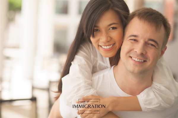 an engaged couple