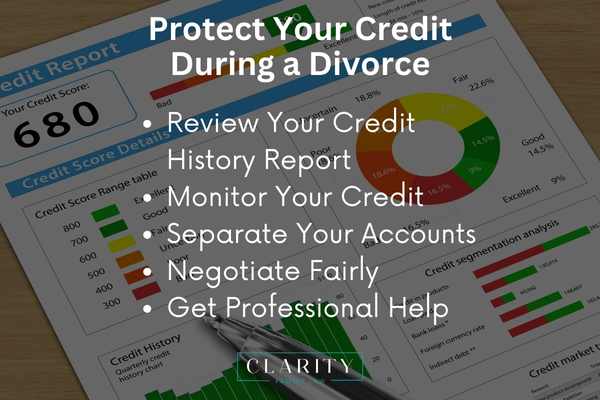 a credit report with information on how to protect your credit