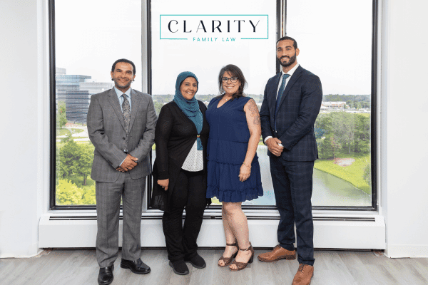 Ali Chokr, Dearborn divorce attorney, with his team at Clarity Law Firm

