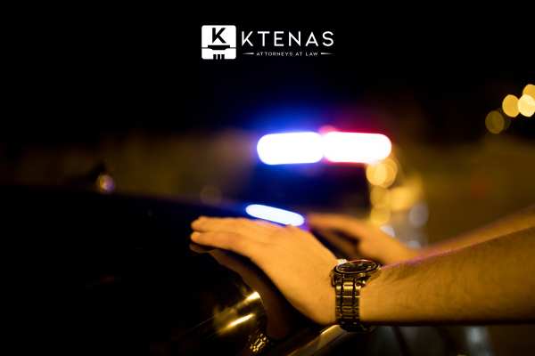 a man being tested for prescription DUI by police