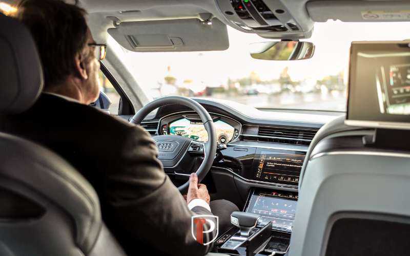 a man driving after getting his license reinstated