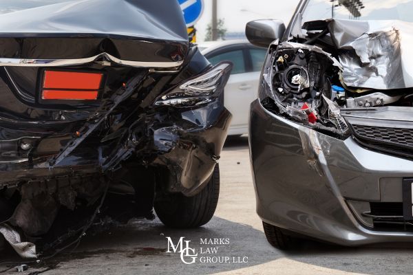 cars damages from an accident
