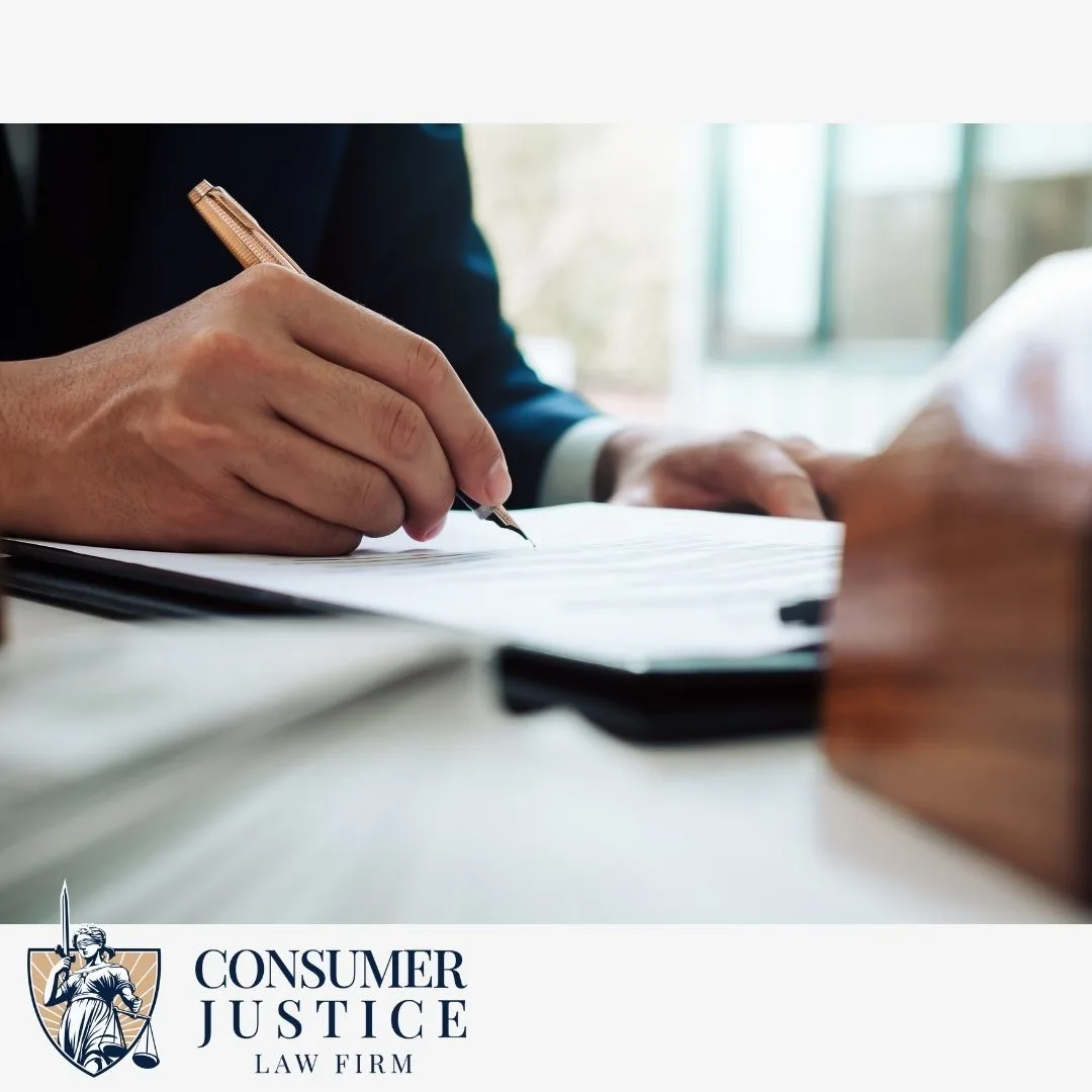 Un abogado toma notas, preparándose para demandar a Equifax.