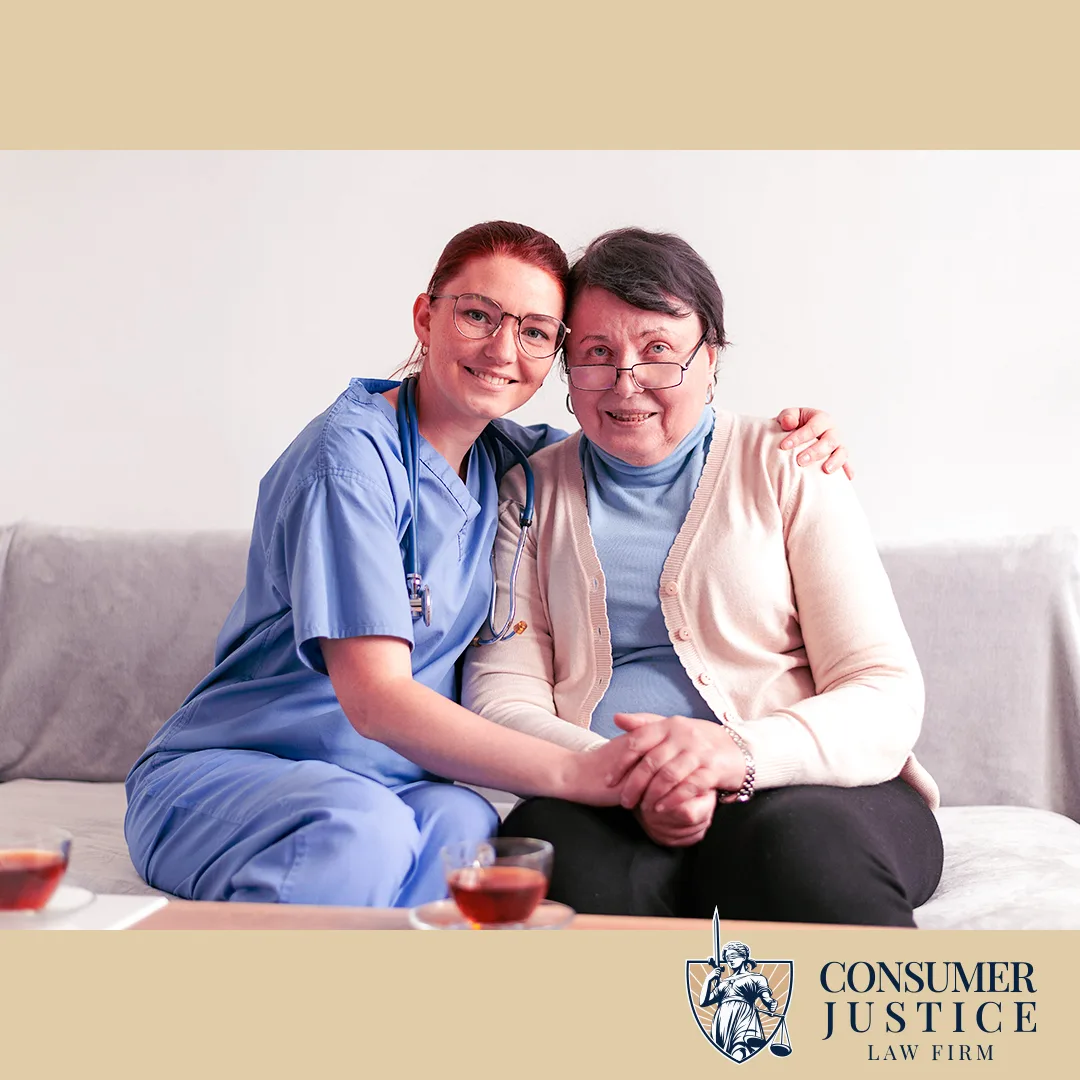 A nurse cares for a patient after fixing Shiftmed background check errors.