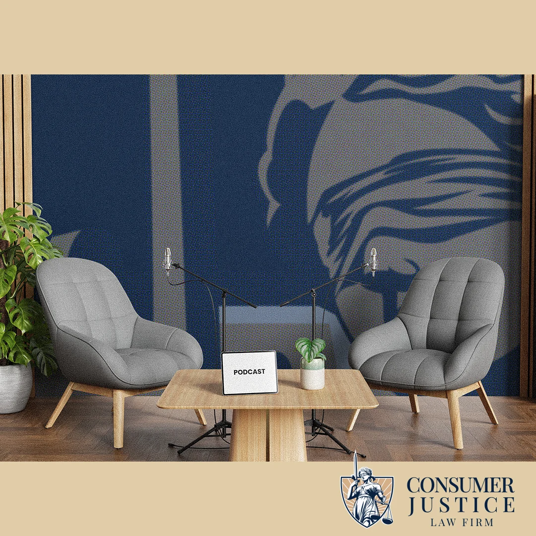 A podcast scene suggests the setting for a convo about job seekers.