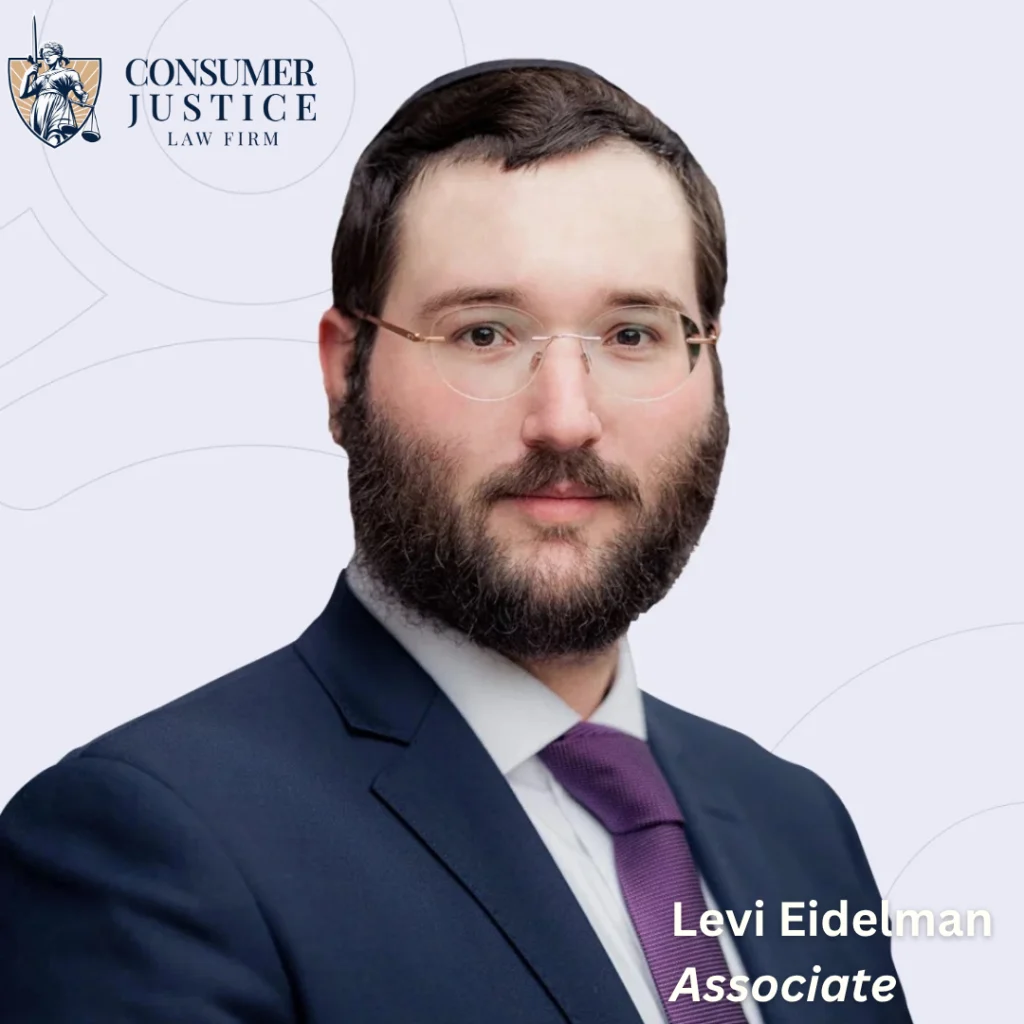 Headshot of Levi Eidelman, an FCRA lawyer at Consumer Justice Law Firm.