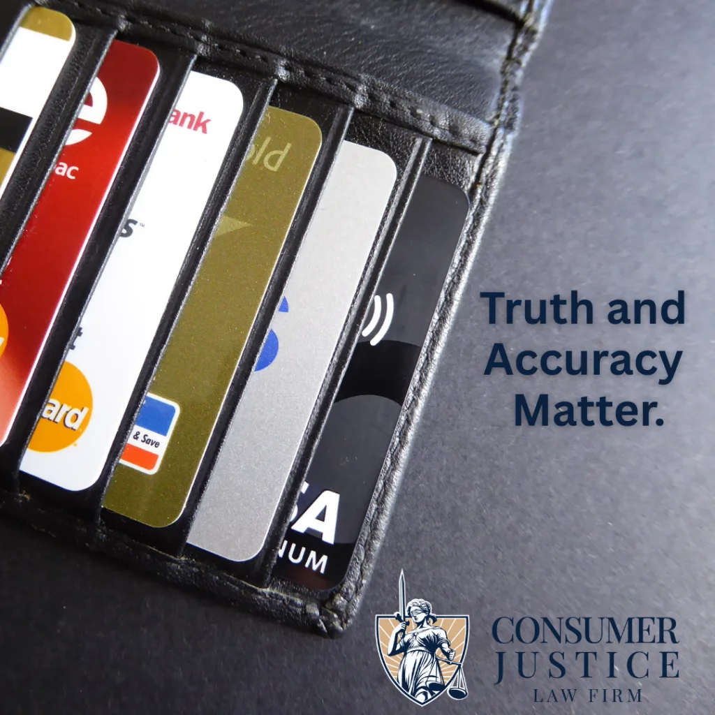 Credit cards in a wallet imply that the Fair Credit Billing Act can help fight violations.