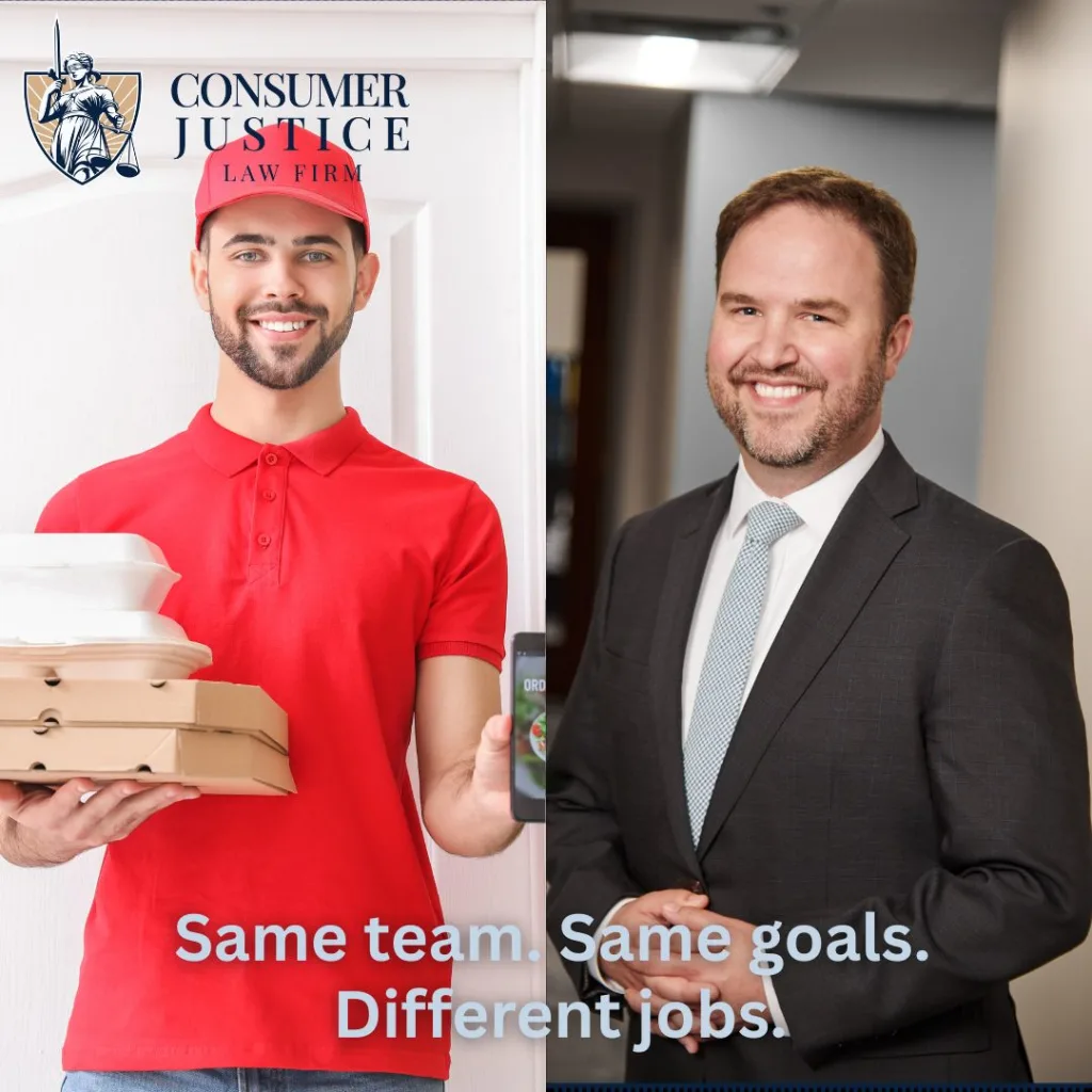 Un repartidor y un abogado forman parte del mismo equipo y luchan contra los errores en la verificación de antecedentes de DoorDash.