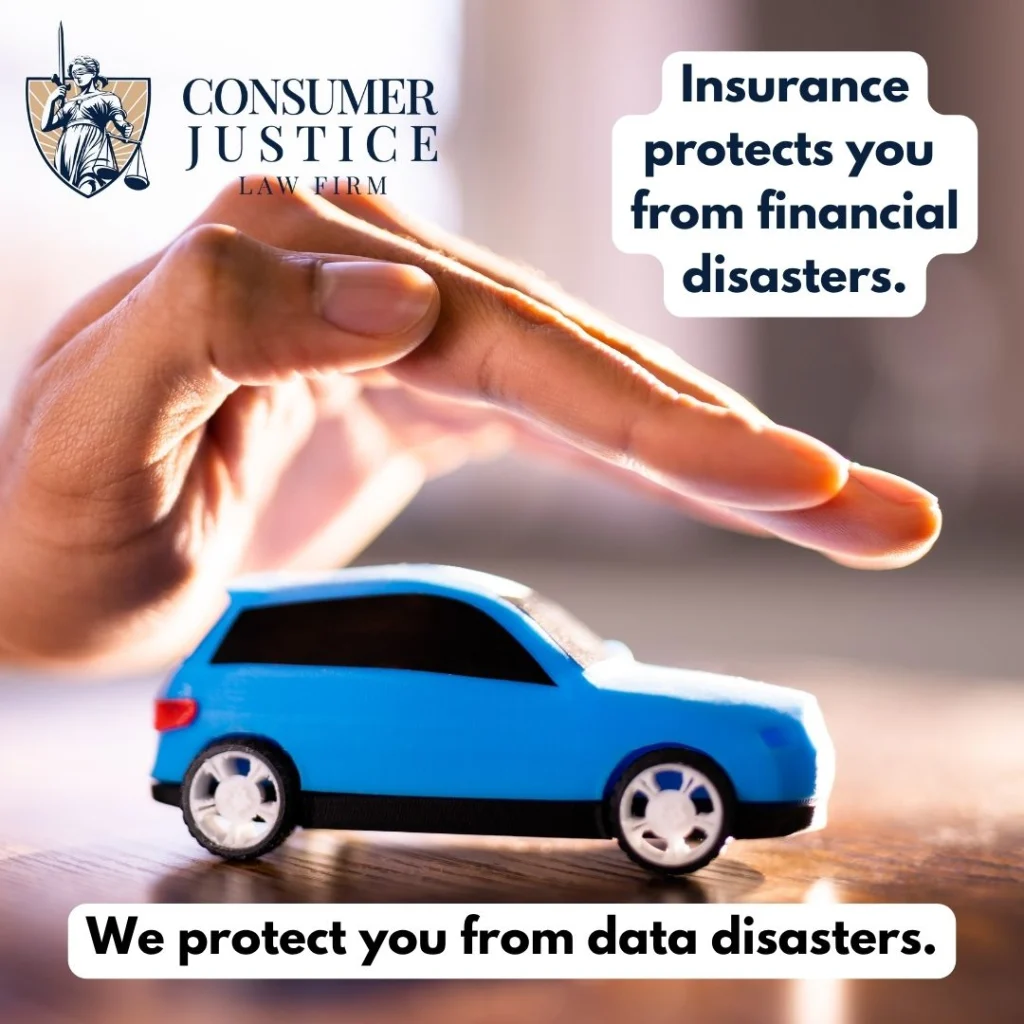 A hand protecting a toy car represents the importance of insurance and insurance background checks.