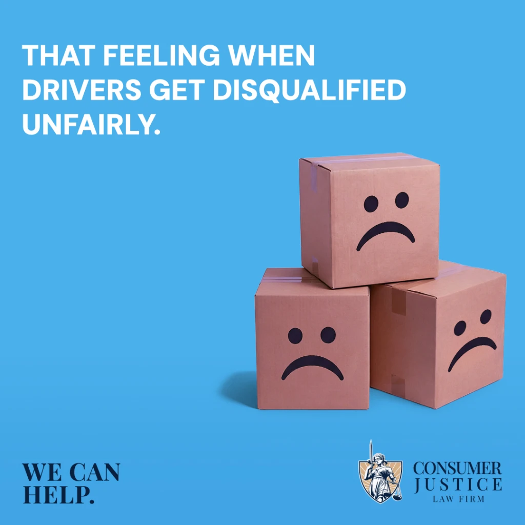 A stack of boxes each has a frowny face. It conveys that Amazon Flex driver background check errors are bad.