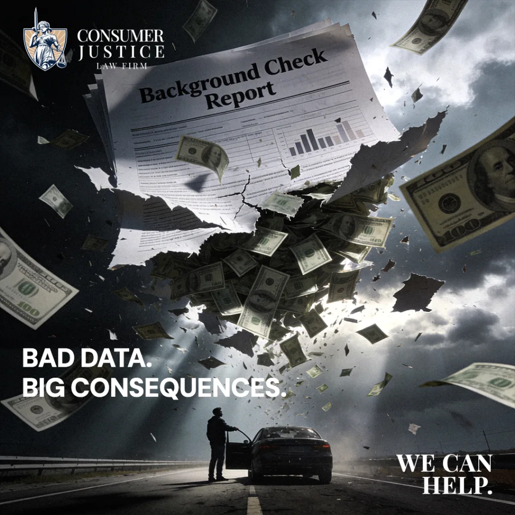 An employment background check report shreds apart into 100 dollar bills, conveying hope for recovery.