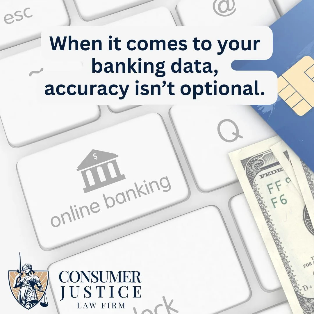 A keyboard shows online banking, conveying how bad EFTA violations can be.