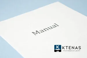 A piece of paper with the word "Manual" printed on it.