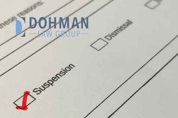 drivers license suspension form, Statutory License Suspension in Illinois