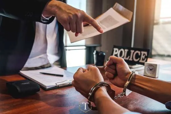 a federal agent questioning a person charged with a crime