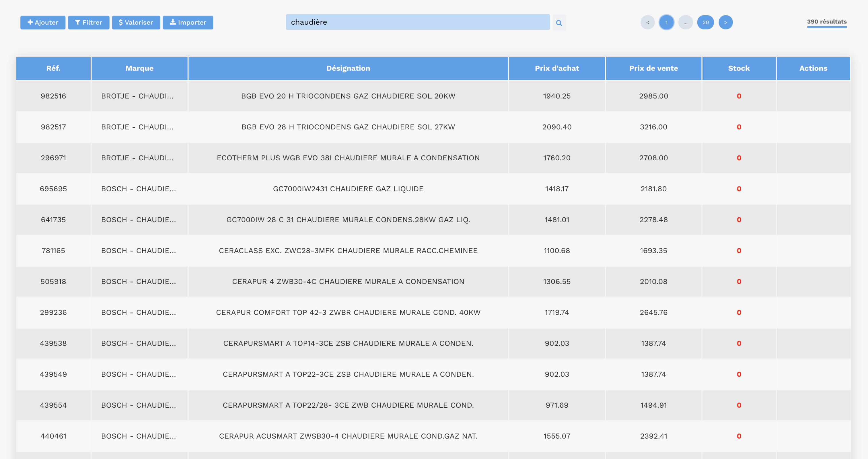 Gestion de stock - logiciel gestion de stock maintenance - GMAO