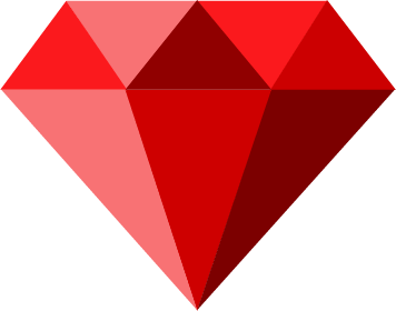 Illustration of Ruby logo