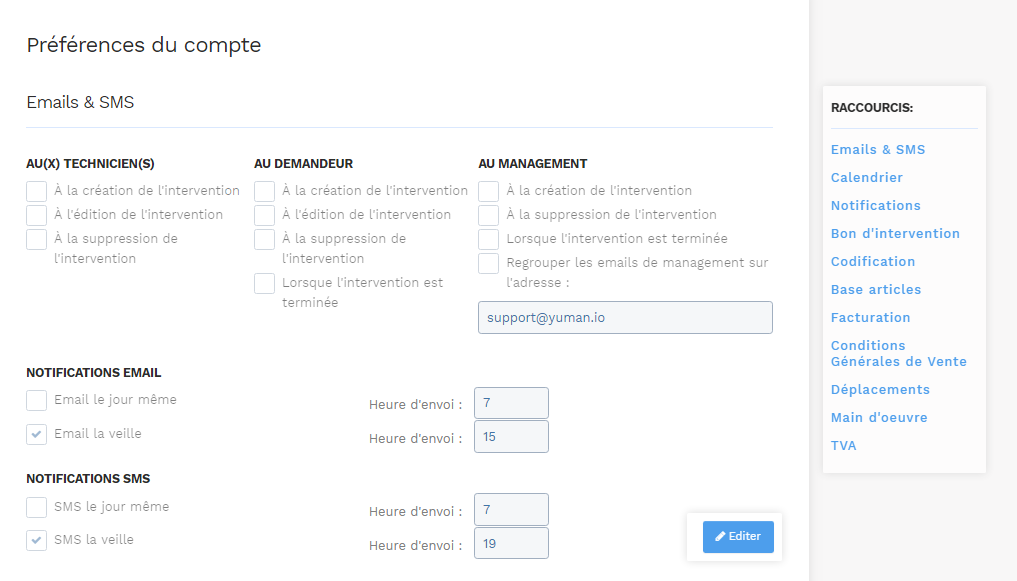 kontoeinstellungen personalisierung yuman