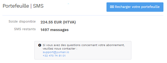 yuman sending sms