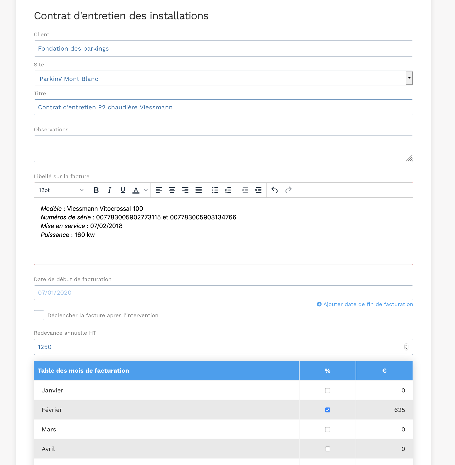 Comment créer un contrat d’entretien avec la GMAO Yuman ?