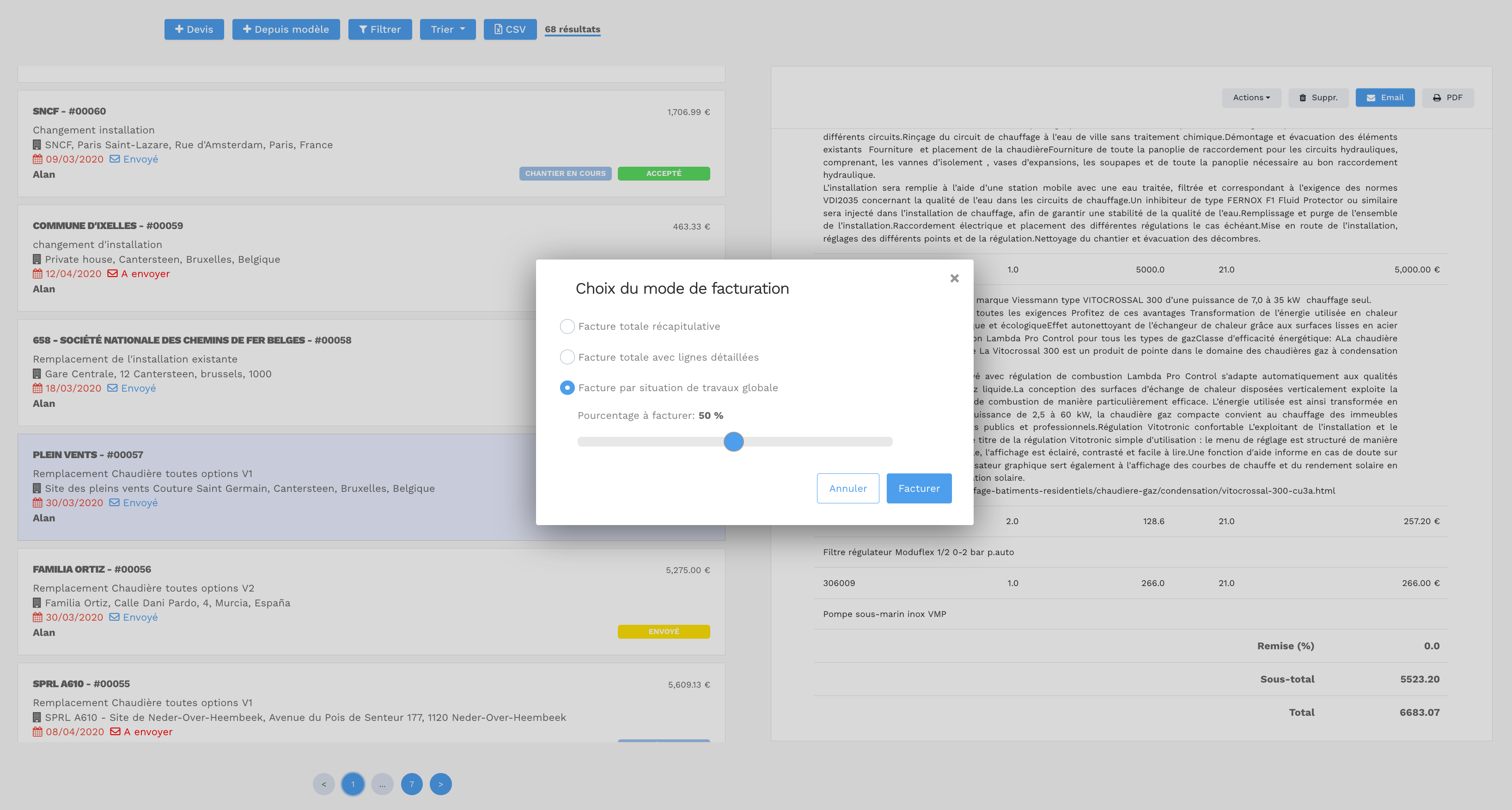 Logiciel de gestion d’interventions et facturation - Facturer vos missions