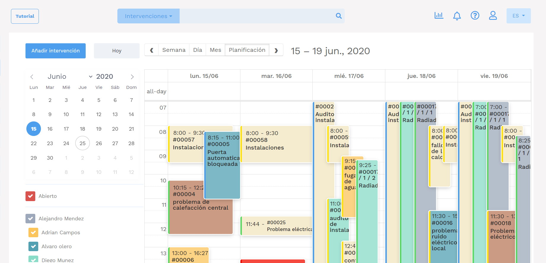 Software de gestión de mantenimiento - GMAO Yuman - Planificación del mantenimiento 
