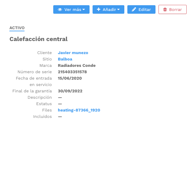 reparation des equipements en panne gmao