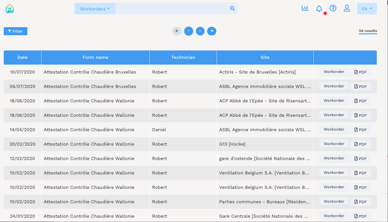 Form management software - Yuman CMMS - Forms data entry pdf document