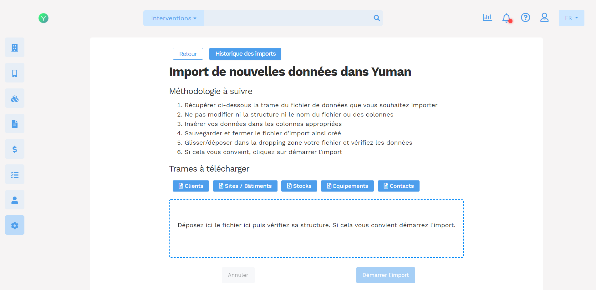 yuman Datenimport