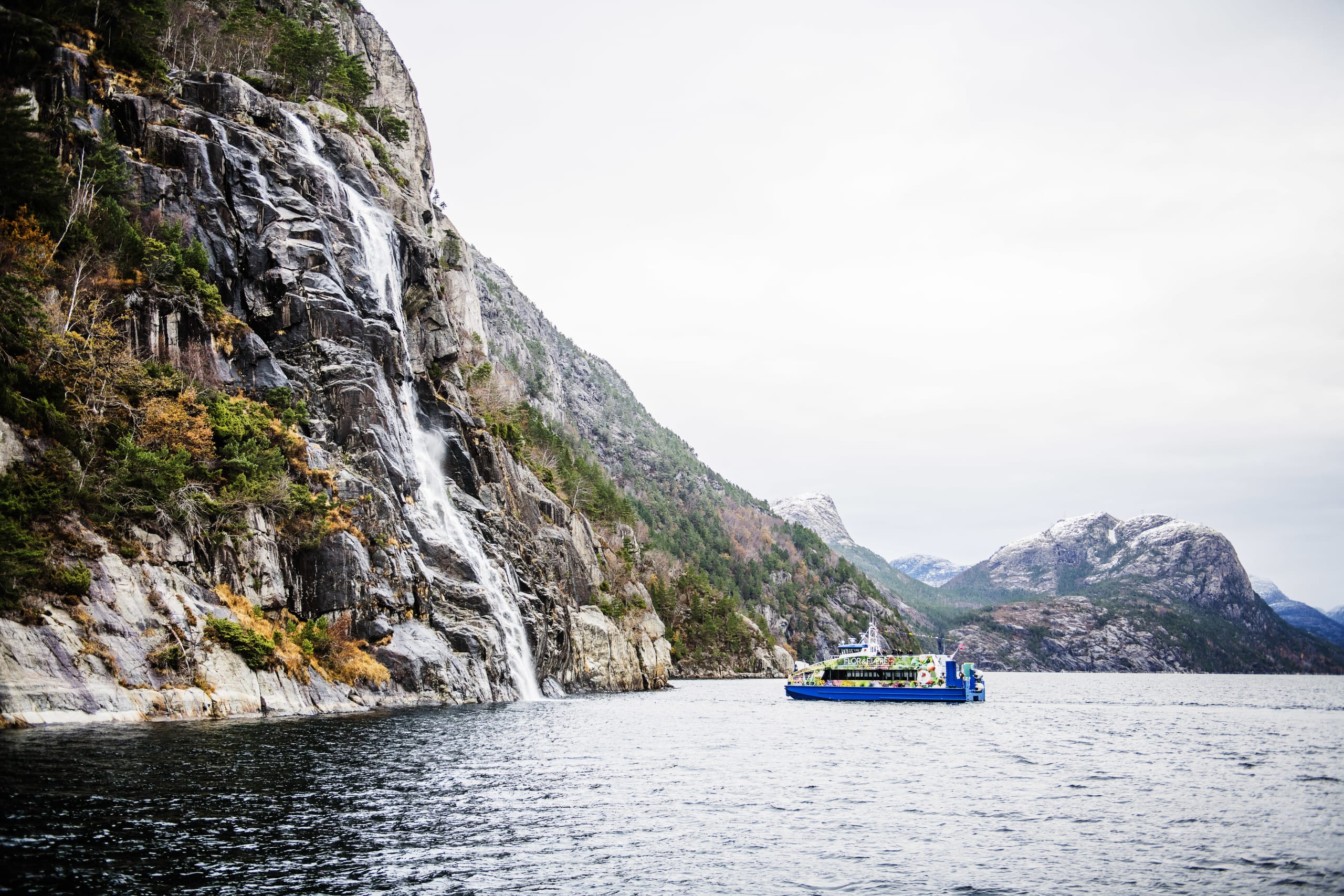 Hengjane waterfall Lysefjord